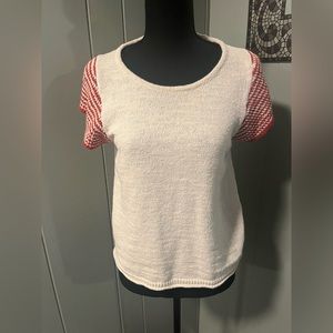 Madewell Stripe Sleeve Sweater Size Medium